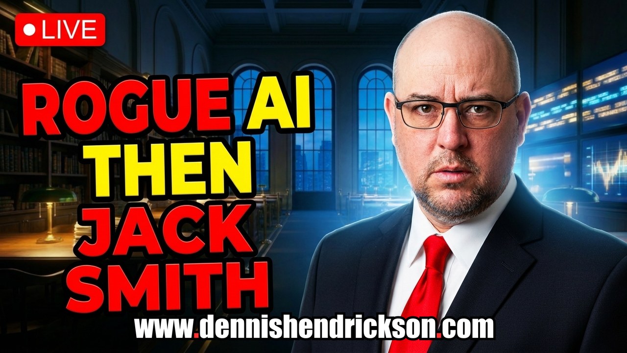 Rogue AI then Jack Smith, live with Dennis Hendrickson